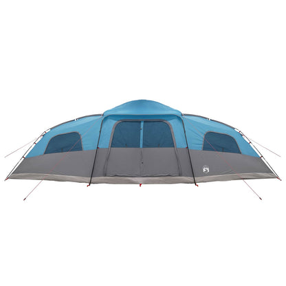 Family Tent with Rainfly Water-resistant 18-Person Blue