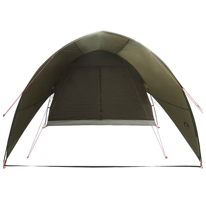Tunnel Tent with Rainfly Water-Resistant 10-Person Army Green