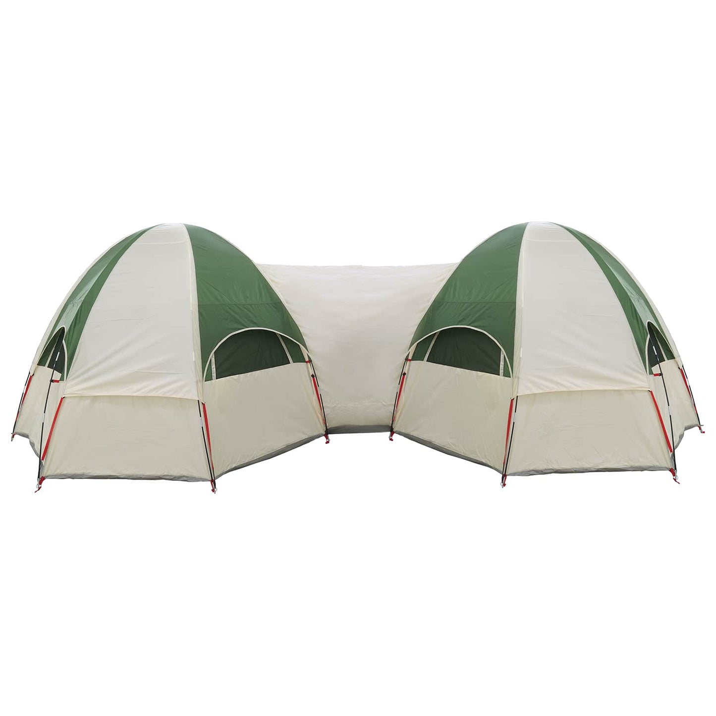 Family Tent with Rainfly Water-resistant 14-Person Green