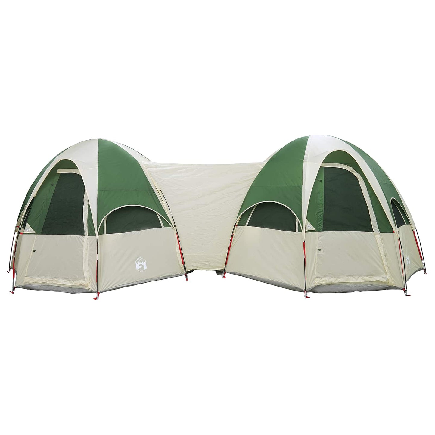 Family Tent with Rainfly Water-resistant 14-Person Green