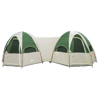 Family Tent with Rainfly Water-resistant 14-Person Green