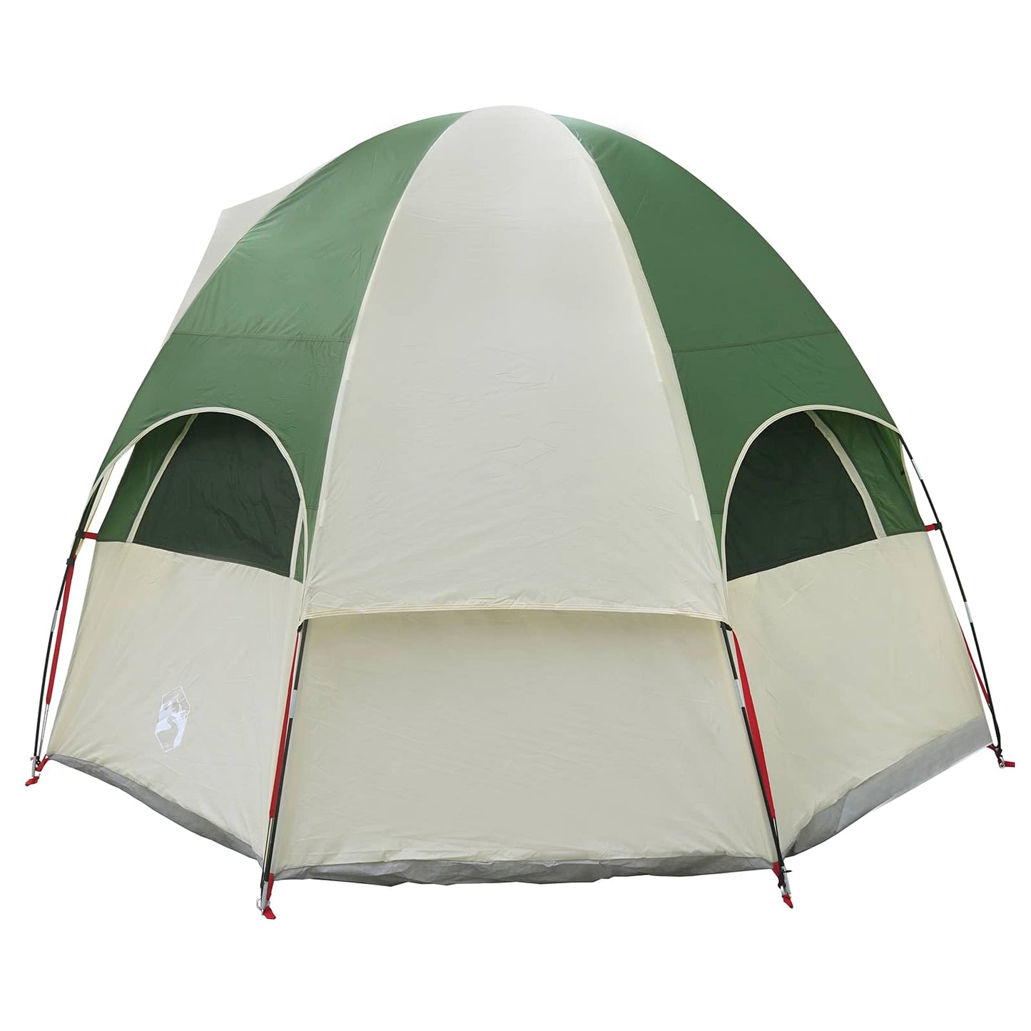 Family Tent with Rainfly Water-resistant 14-Person Green