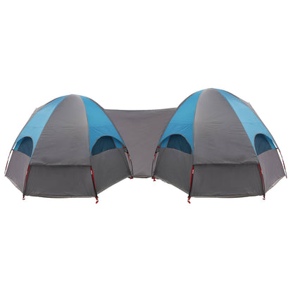 Family Tent with Rainfly Water-resistant 14-Person Blue