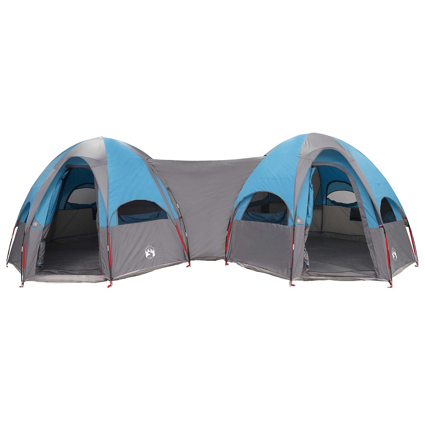 Family Tent with Rainfly Water-resistant 14-Person Blue