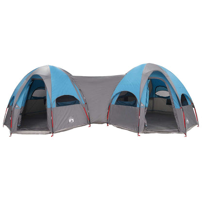 Family Tent with Rainfly Water-resistant 14-Person Blue