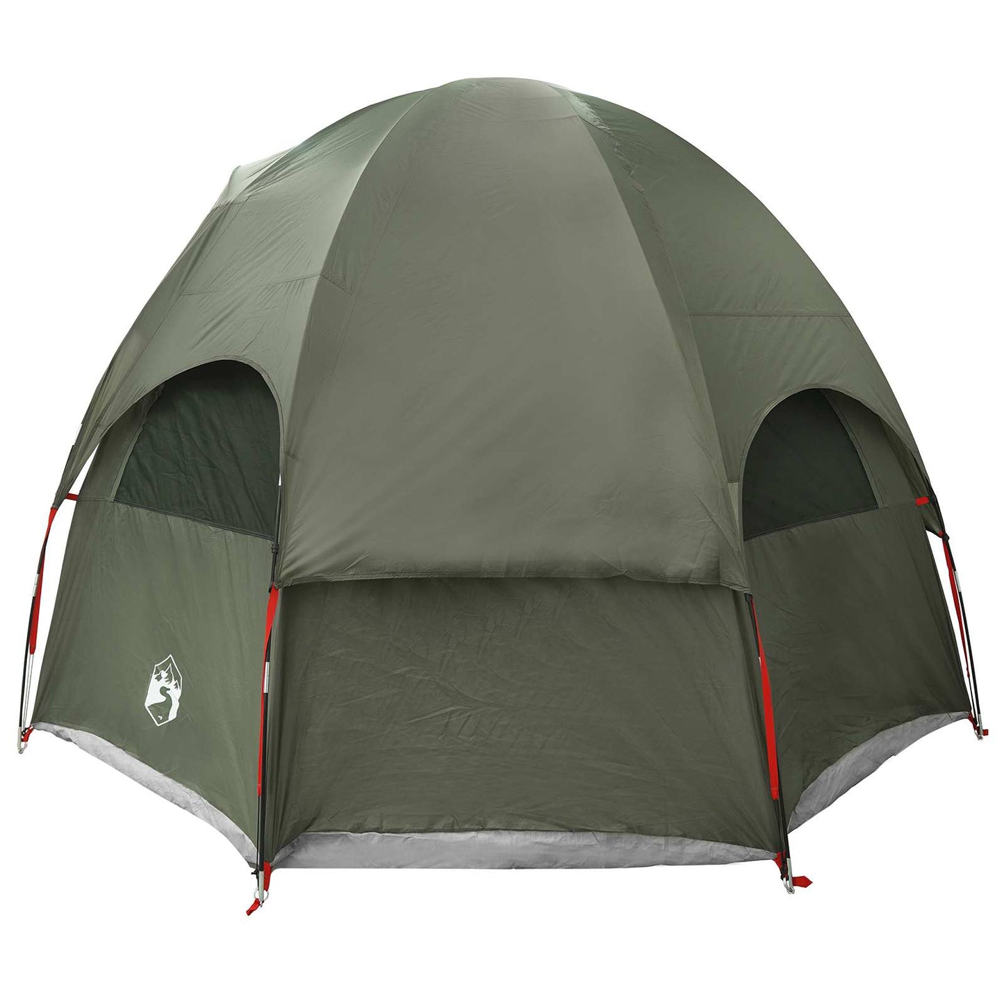 Family Tent with Rainfly Water-resistant 14-Person Army Green