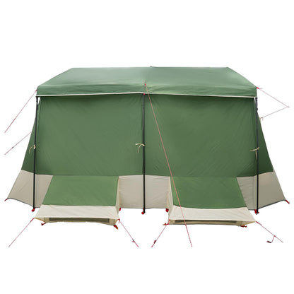 Family Tent with Rainfly Water-resistant 9-Person Green