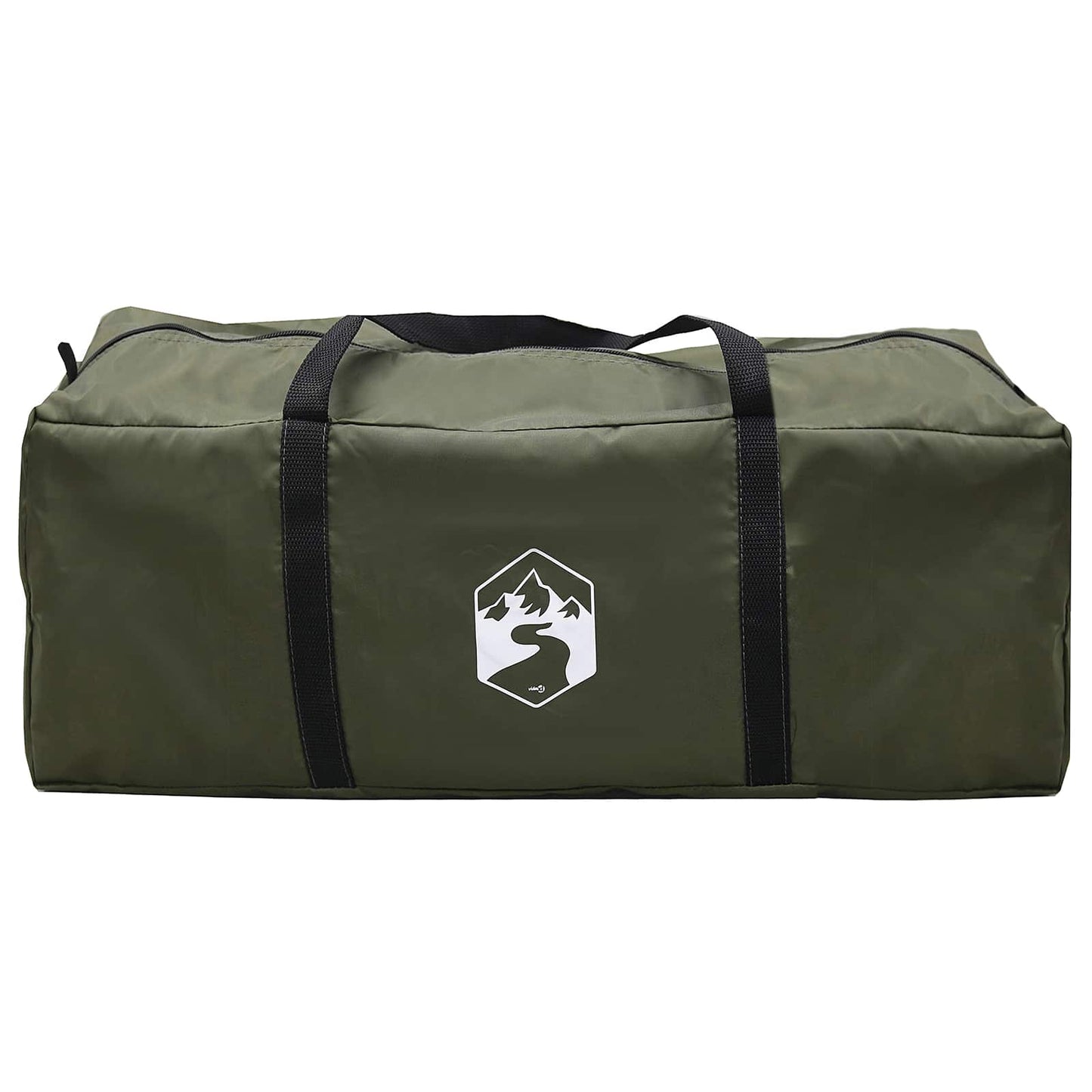 Family Tent with Rainfly Water-resistant 9-Person Army Green