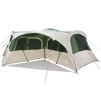 Family Tent with Rainfly Water-resistant 6-Person Green