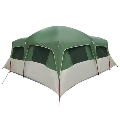Family Tent with Rainfly Water-resistant 6-Person Green