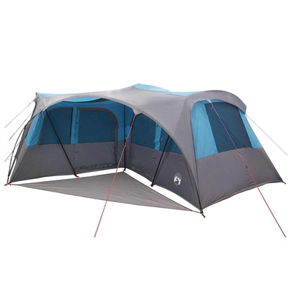 Family Tent with Rainfly Water-resistant 6-Person 6-Person Blue