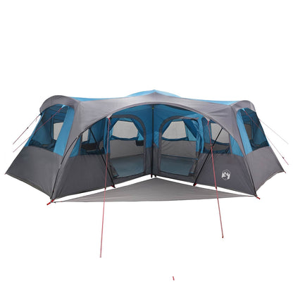 Family Tent with Rainfly Water-resistant 6-Person 6-Person Blue