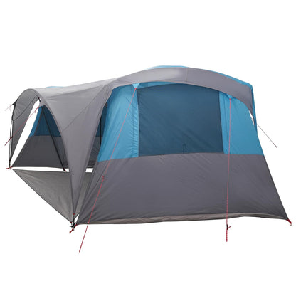 Family Tent with Rainfly Water-resistant 6-Person 6-Person Blue