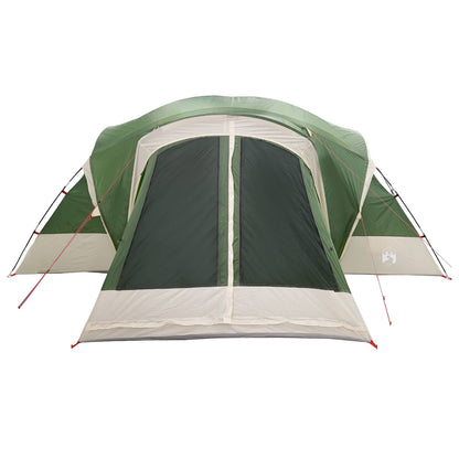 Cabin Tent with Rainfly Water-Resistant 10-Person Green