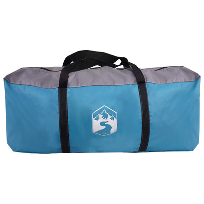 Cabin Tent with Rainfly Water-Resistant 10-Person Blue
