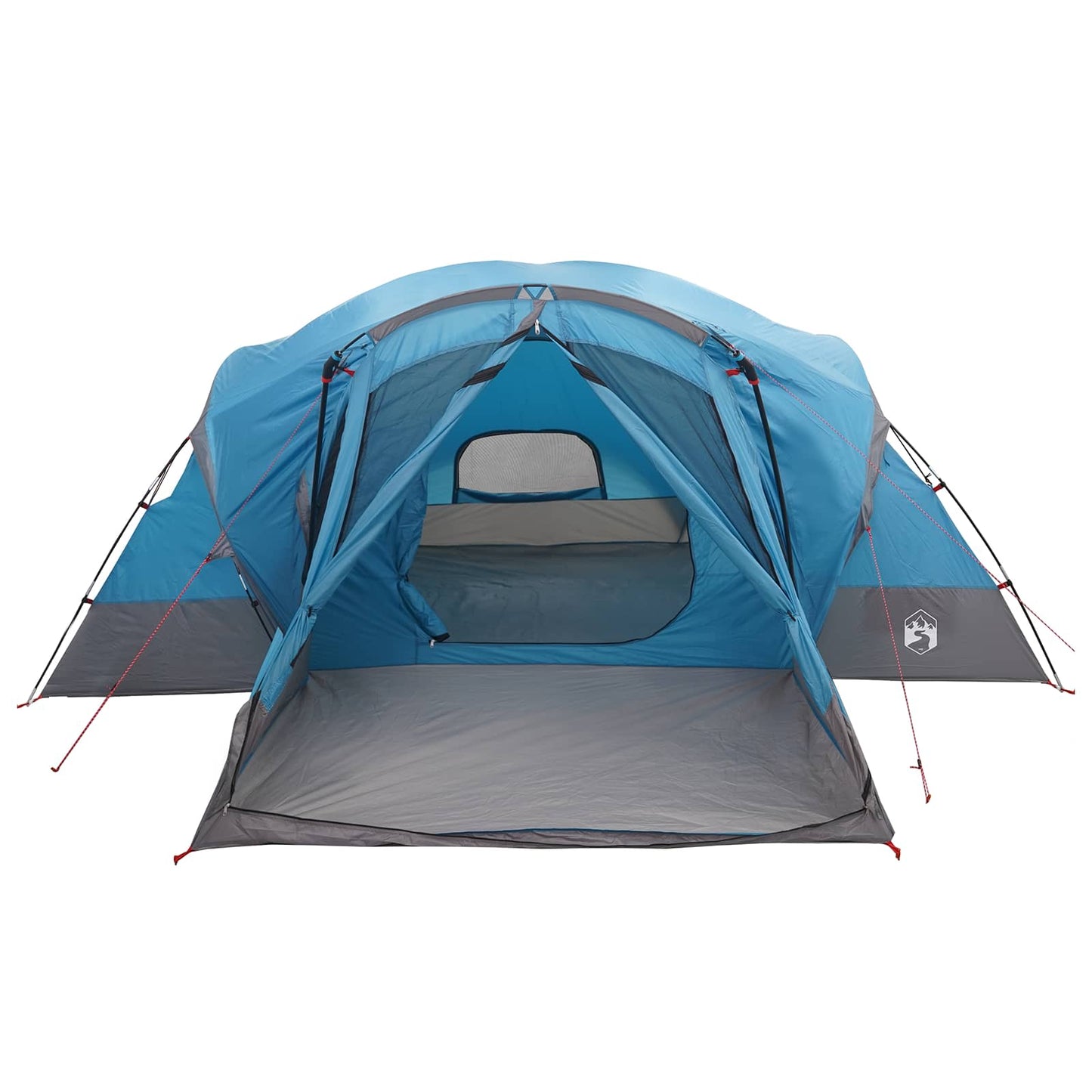 Cabin Tent with Rainfly Water-Resistant 10-Person Blue