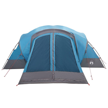 Cabin Tent with Rainfly Water-Resistant 10-Person Blue