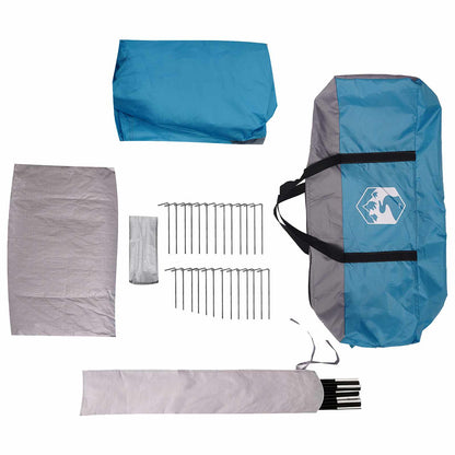 Family Tent with Rainfly Water-resistant 5-Person Blue