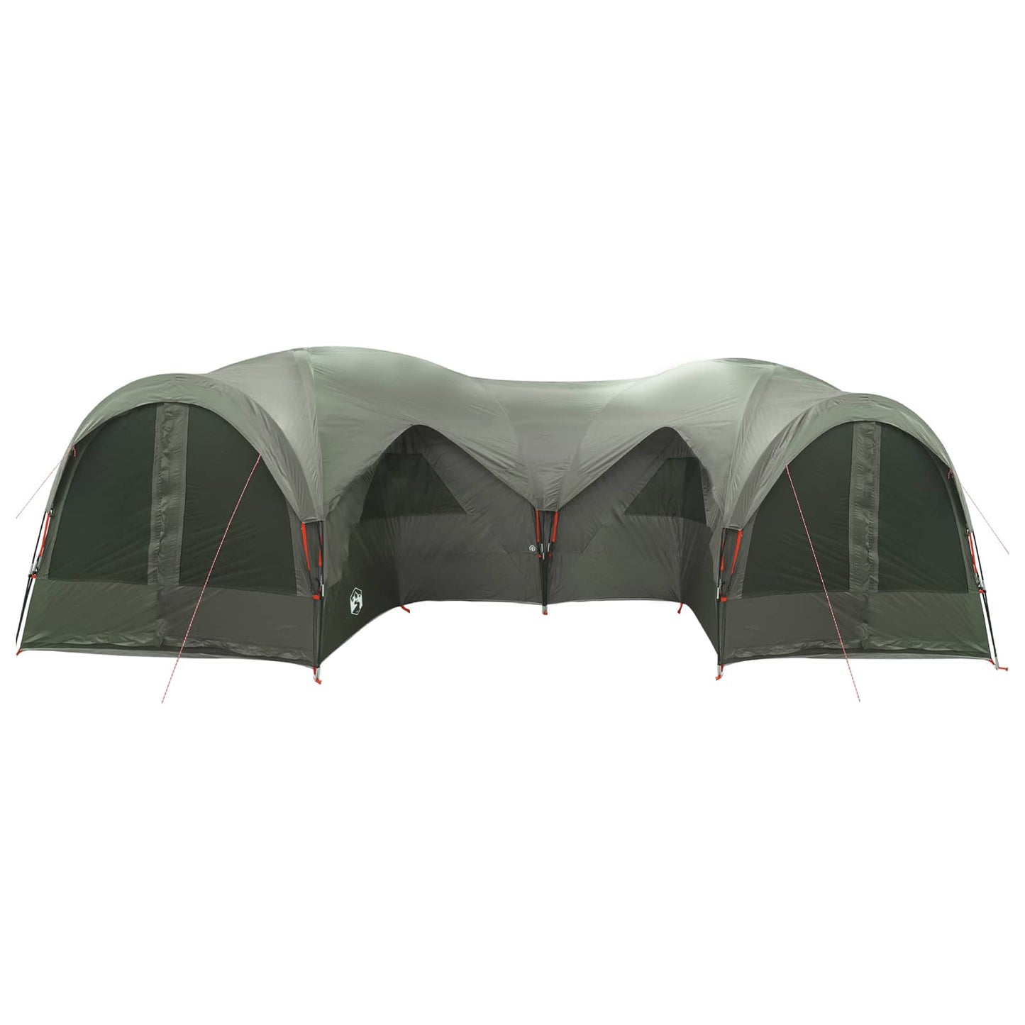 Family Tent with Rainfly Water-resistant 5-Person Army Green