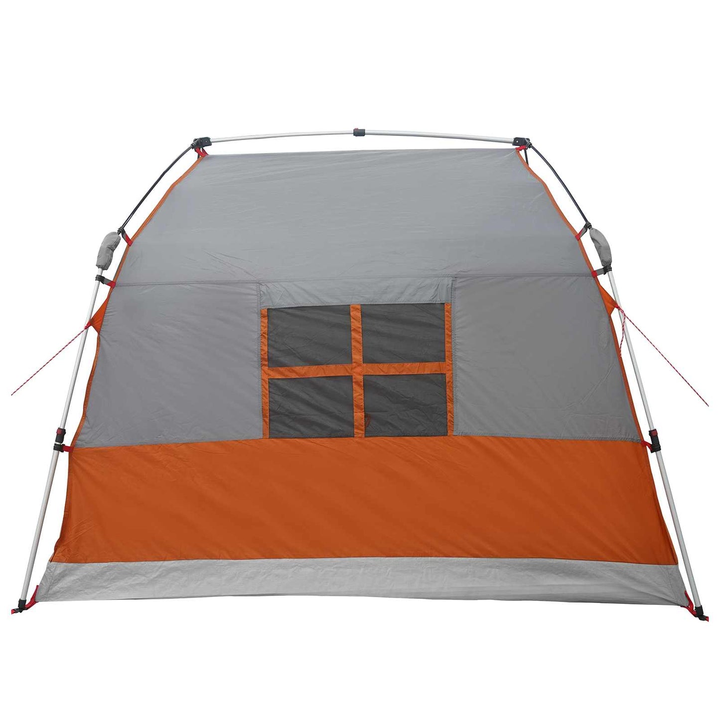Instant Tent Water-resistant 2-Person Grey and Orange