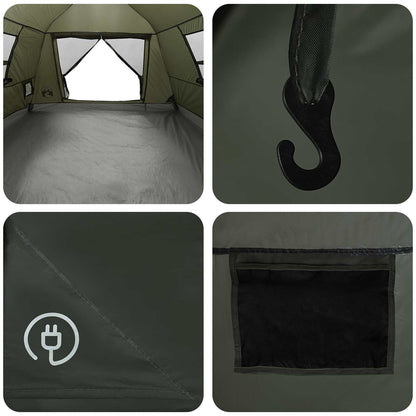 Instant Tent Water-resistant 2-Person Army Green