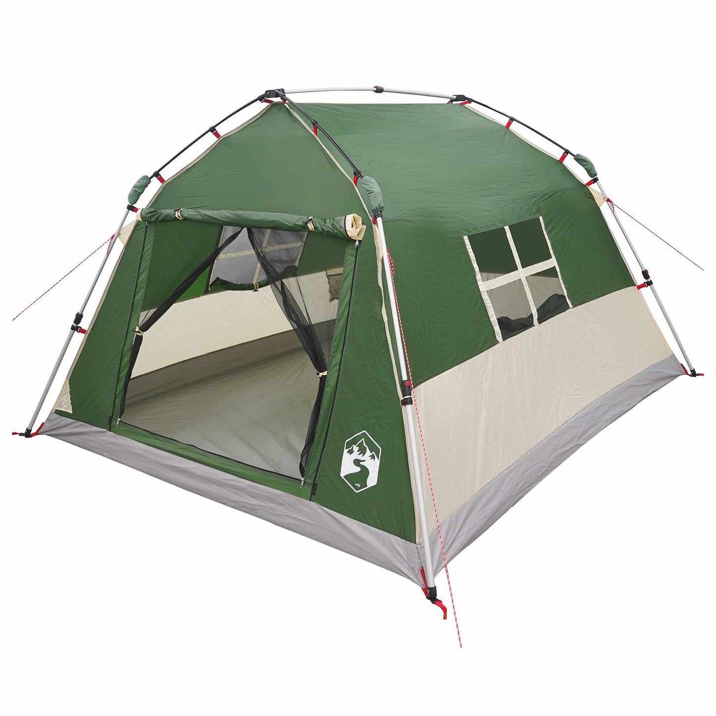 Instant Tent Water-resistant 3-Person 3-Person Green