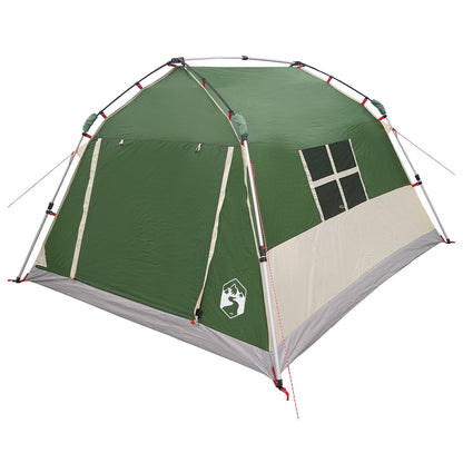 Instant Tent Water-resistant 3-Person 3-Person Green