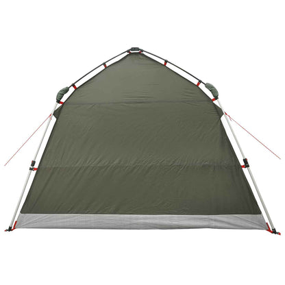 Instant Tent Water-resistant 3-Person Army Green