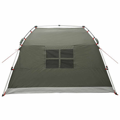Instant Tent Water-resistant 3-Person Army Green