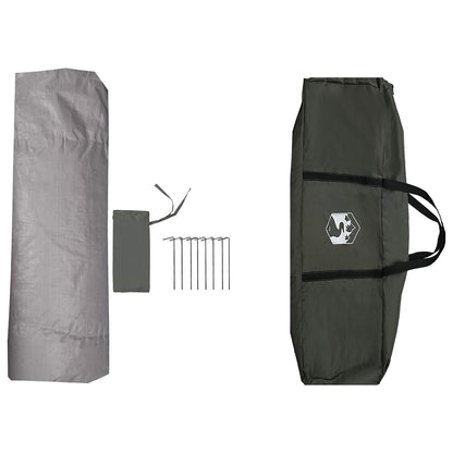 Instant Tent Water-resistant 4-Person Army Green