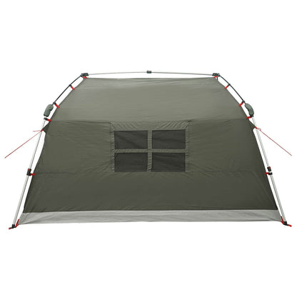 Instant Tent Water-resistant 4-Person Army Green
