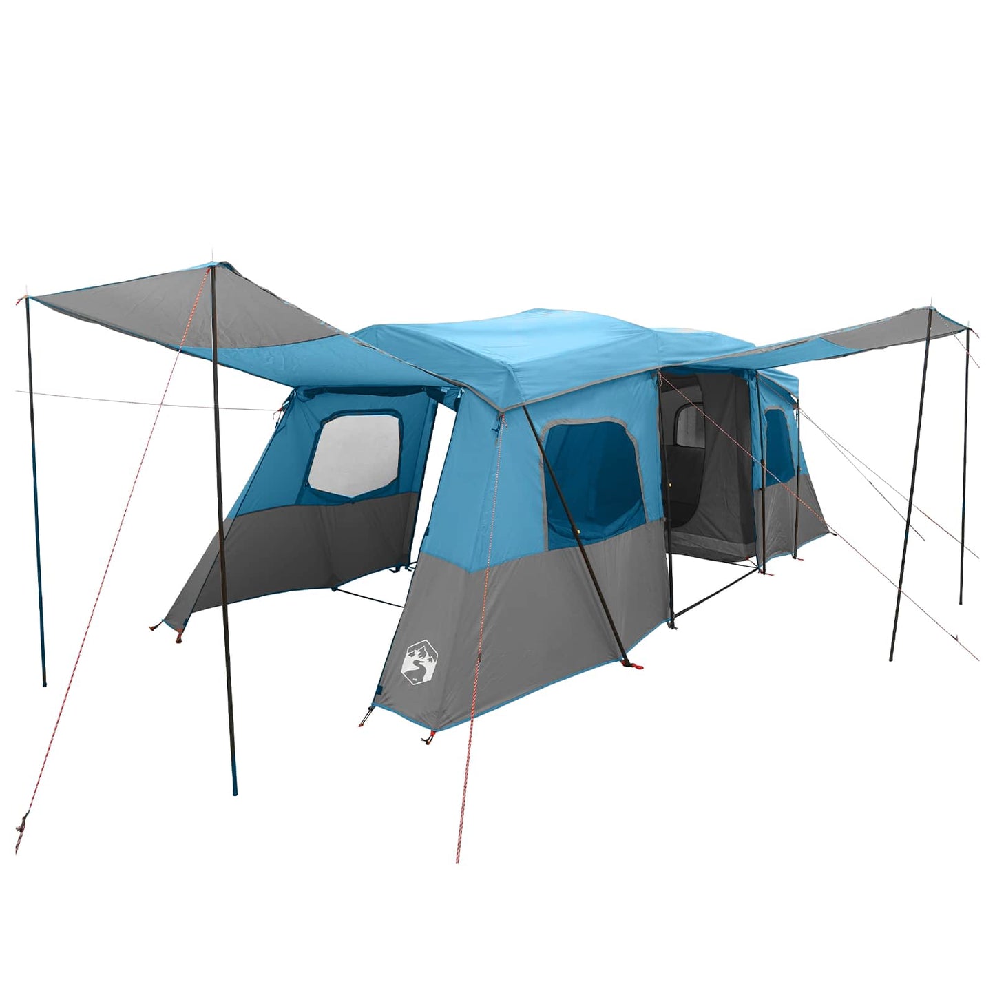 Instant Tent with Rainfly Water-Resistant 3-Person Blue