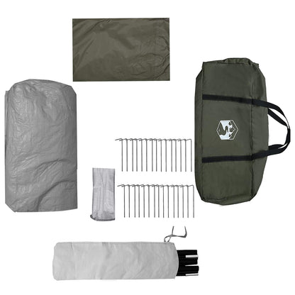 Instant Tent with Rainfly Water-Resistant 3-Person Army Green