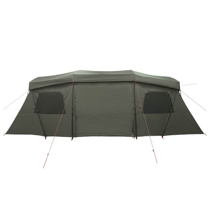 Instant Tent with Rainfly Water-Resistant 3-Person Army Green