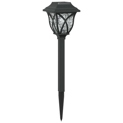 Outdoor Solar Lights with Ground Spike 6 pcs Warm White 42 cm