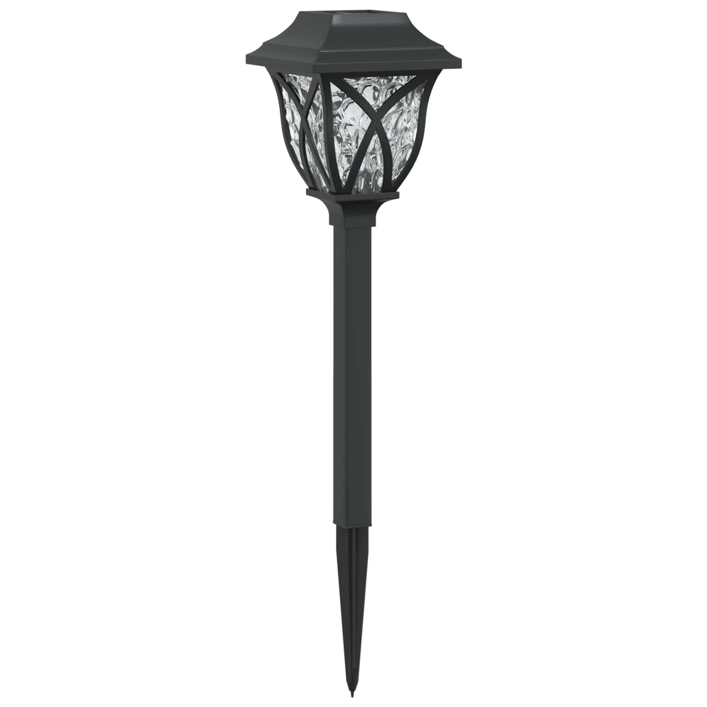 Outdoor Solar Lights with Ground Spike 24 pcs Warm White 42 cm
