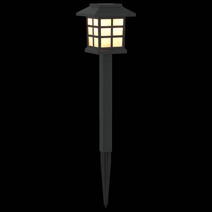 Outdoor Solar Lights with Ground Spike 6 pcs Warm White 38.5 cm