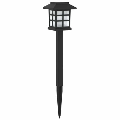 Outdoor Solar Lights with Ground Spike 24 pcs Warm White PP