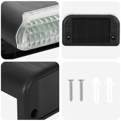 Outdoor Solar Lights with Ground Spike 8 pcs Warm White 4.5 cm