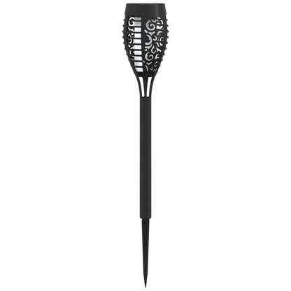 Outdoor Solar Lights with Ground Spike 12 pcs Warm White ABS