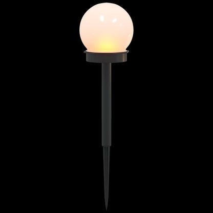 Outdoor Solar Lights with Ground Spike 4 pcs Warm White 38.5 cm
