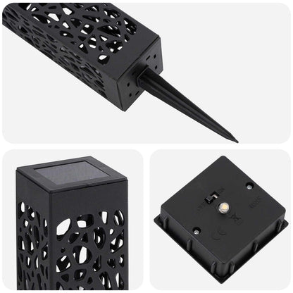 Outdoor Solar Lights with Ground Spike 8 pcs Warm White 29 cm
