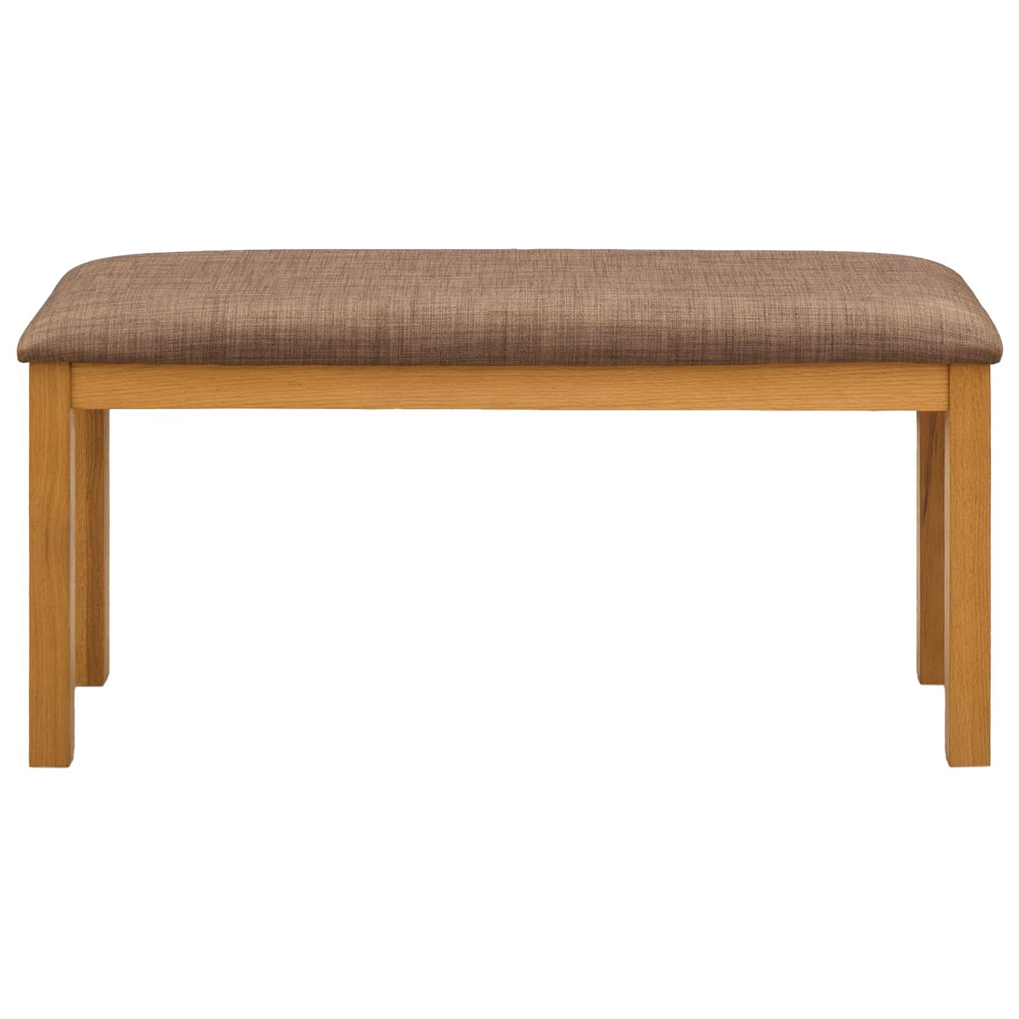 Dining Bench 95 x 32 x 45 cm Solid Oak Wood Grey