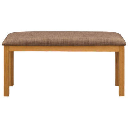 Dining Bench 95 x 32 x 45 cm Solid Oak Wood Grey