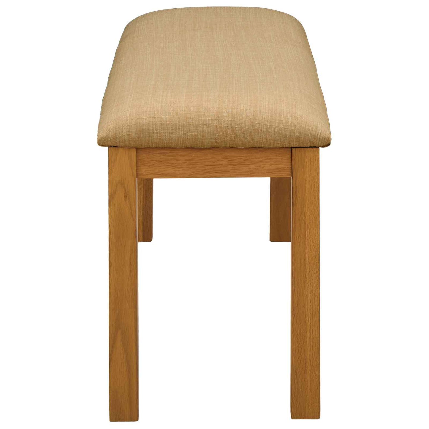 Dining Bench 95 x 32 x 45 cm Solid Oak Wood Beige