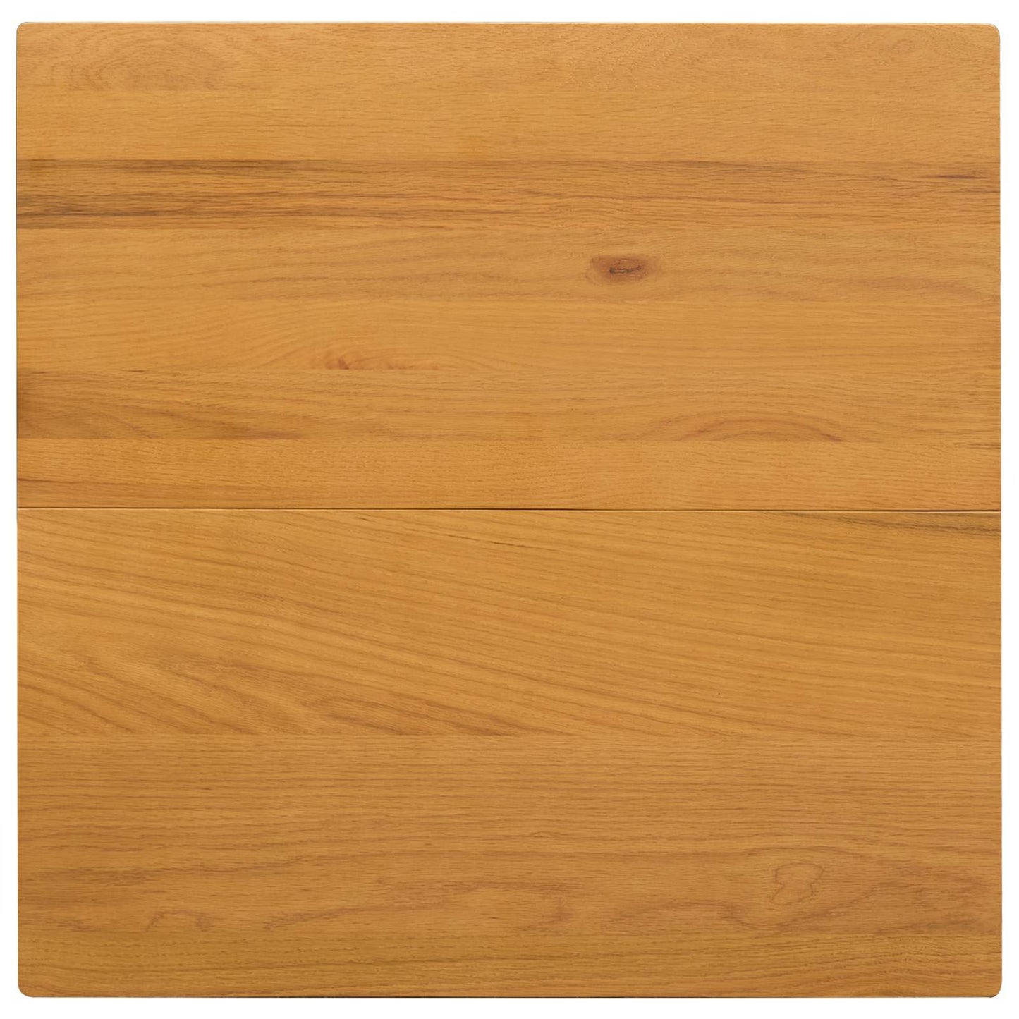 Dining Table 75 x 75 x 75.5 cm Solid Oak Wood Natural Square