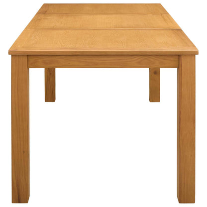 Dining Table 150 x 85 x 75 cm Solid Oak Wood Natural