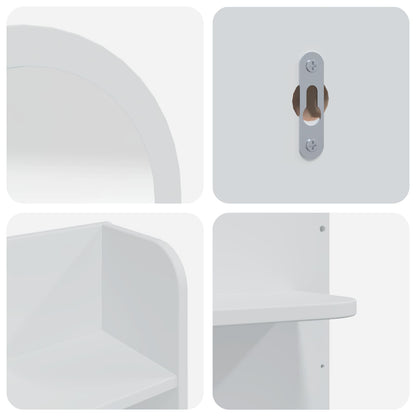 Dressing Table Set FAUSKE 3 pcs White 76 x 50 x 143 cm