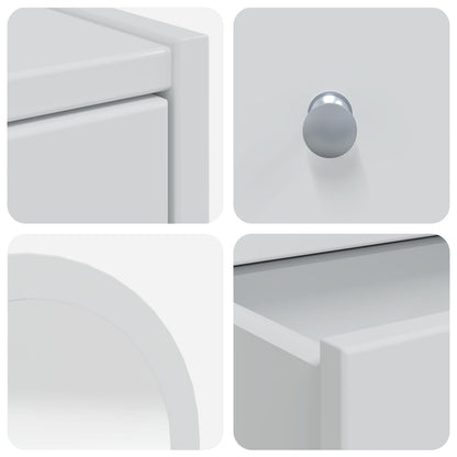 Dressing Table Set FAUSKE 4 pcs White 100 x 50 x 143 cm