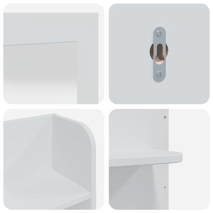 Dressing Table Set FAUSKE 4 pcs White 100 x 50 x 143 cm